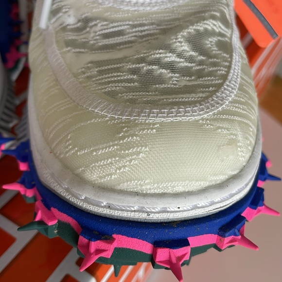 Nike Off-White Air Force 1 Mid DO6290-100 Unisex M Sz 9, W Sz 10.5 Excellent main image 6